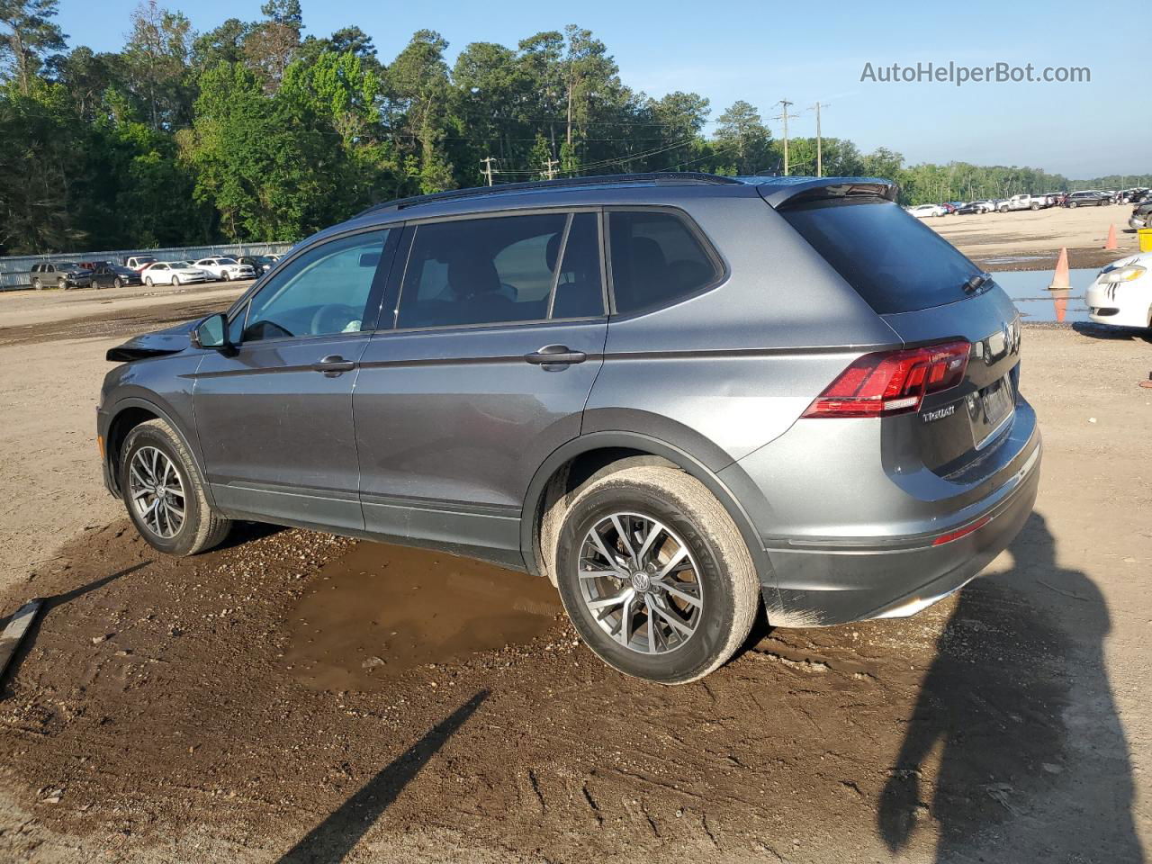 2021 Volkswagen Tiguan S Серый vin: 3VV1B7AX5MM060301