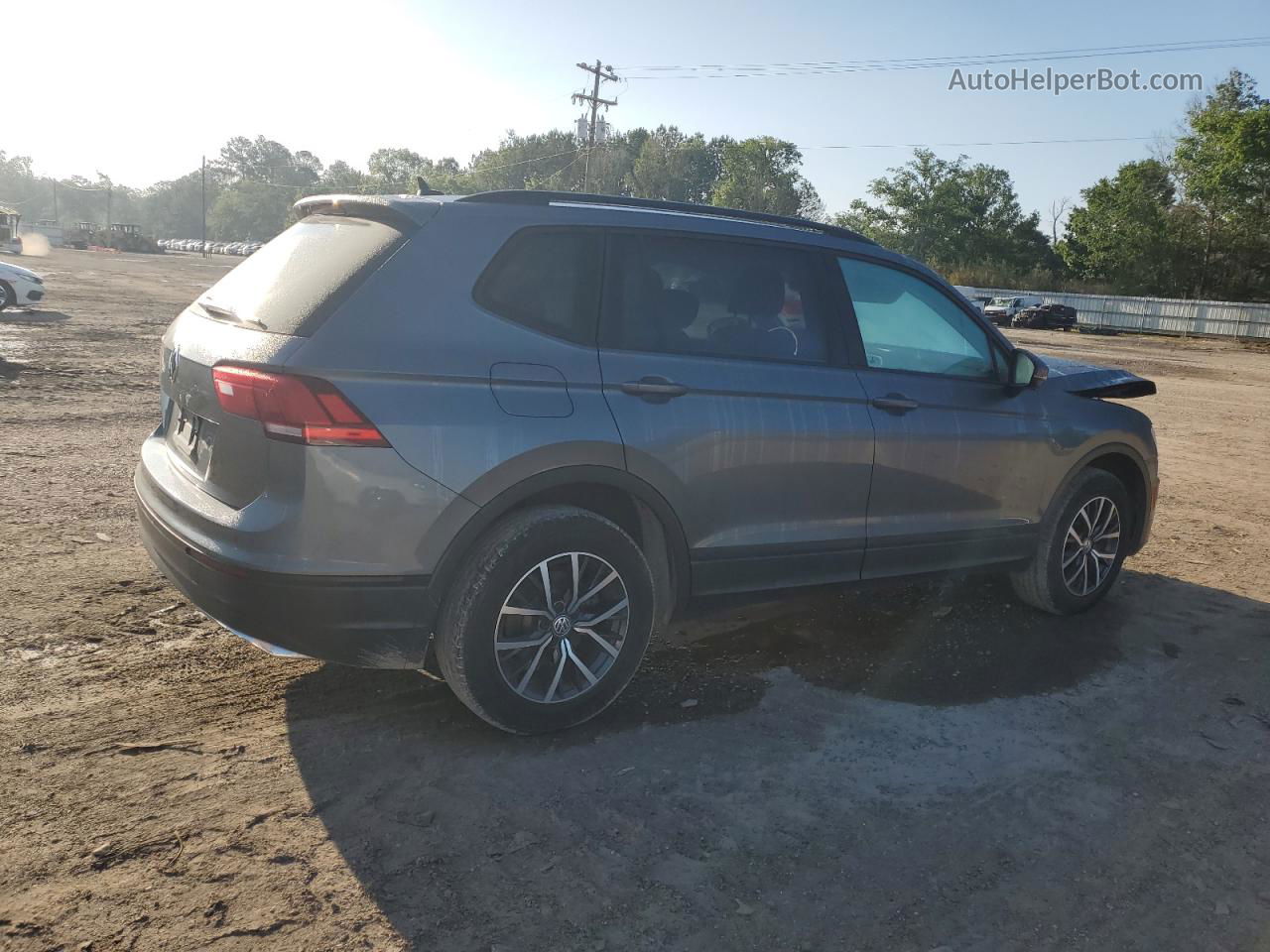 2021 Volkswagen Tiguan S Серый vin: 3VV1B7AX5MM060301