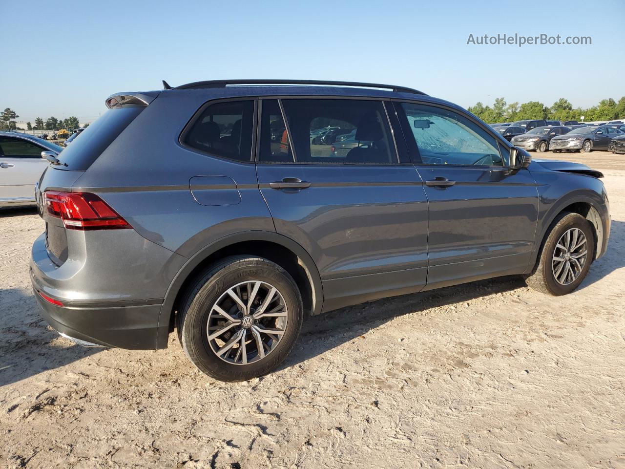 2021 Volkswagen Tiguan S Gray vin: 3VV1B7AX5MM060301