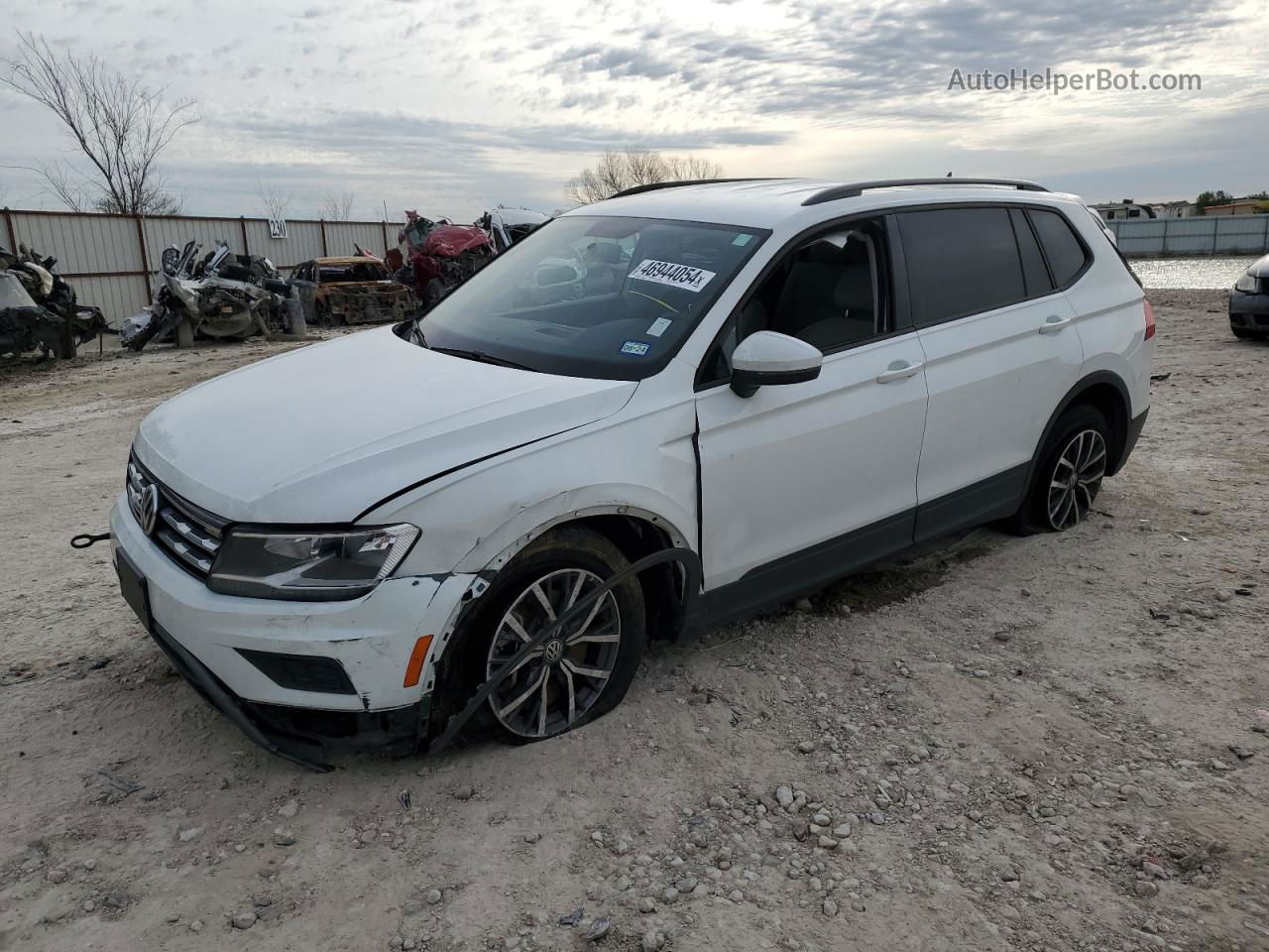 2021 Volkswagen Tiguan S White vin: 3VV1B7AX5MM149477