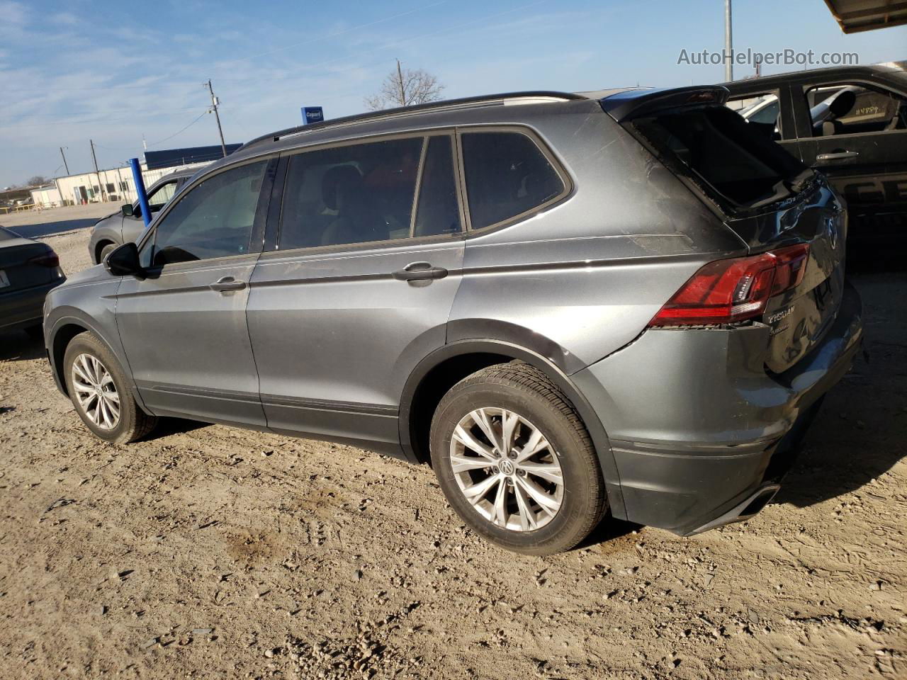 2019 Volkswagen Tiguan S Gray vin: 3VV1B7AX6KM012576