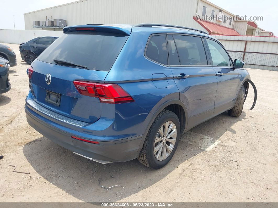 2019 Volkswagen Tiguan S Blue vin: 3VV1B7AX7KM009055