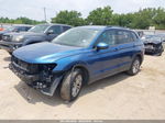 2019 Volkswagen Tiguan S Blue vin: 3VV1B7AX7KM009055