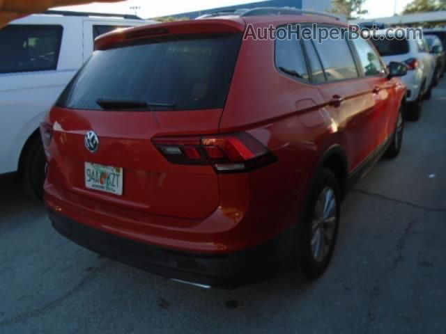 2019 Volkswagen Tiguan S Orange vin: 3VV1B7AX7KM050141