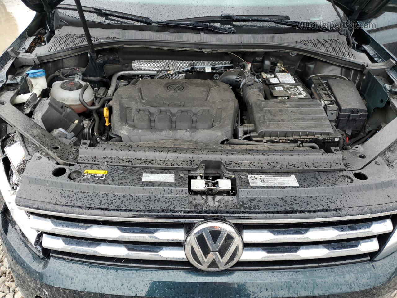 2019 Volkswagen Tiguan S Green vin: 3VV1B7AX7KM163913