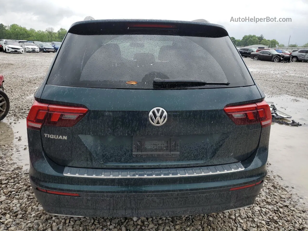 2019 Volkswagen Tiguan S Green vin: 3VV1B7AX7KM163913