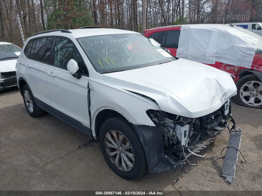 2019 Volkswagen Tiguan 2.0t S White vin: 3VV1B7AX7KM183353