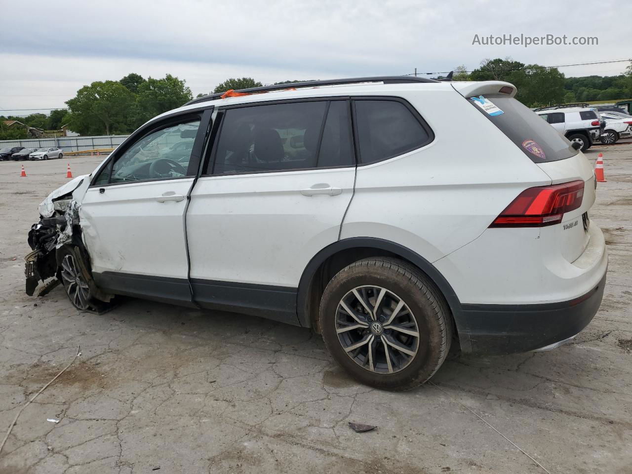 2021 Volkswagen Tiguan S White vin: 3VV1B7AX7MM108834