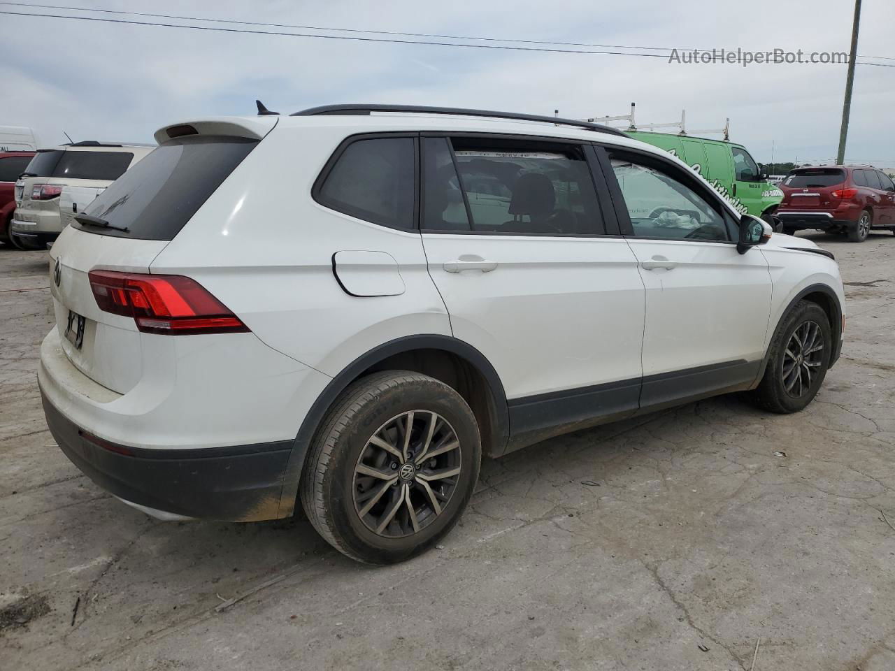 2021 Volkswagen Tiguan S White vin: 3VV1B7AX7MM108834