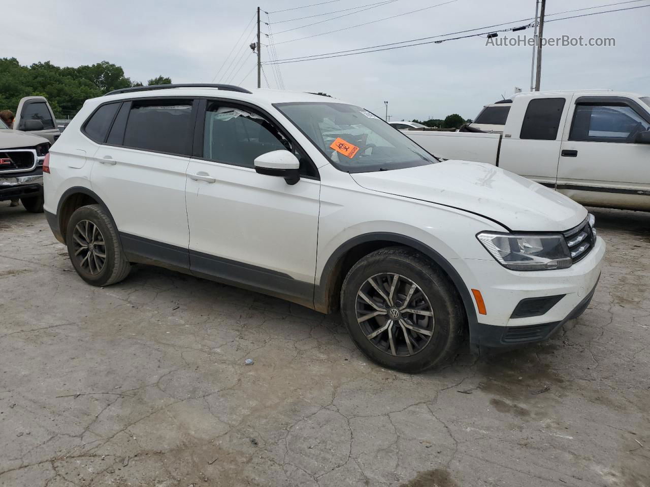 2021 Volkswagen Tiguan S Белый vin: 3VV1B7AX7MM108834