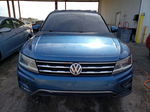 2018 Volkswagen Tiguan S Blue vin: 3VV1B7AX8JM035467