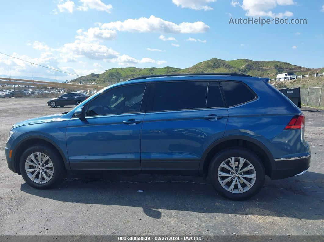 2018 Volkswagen Tiguan 2.0t S Blue vin: 3VV1B7AX8JM057808