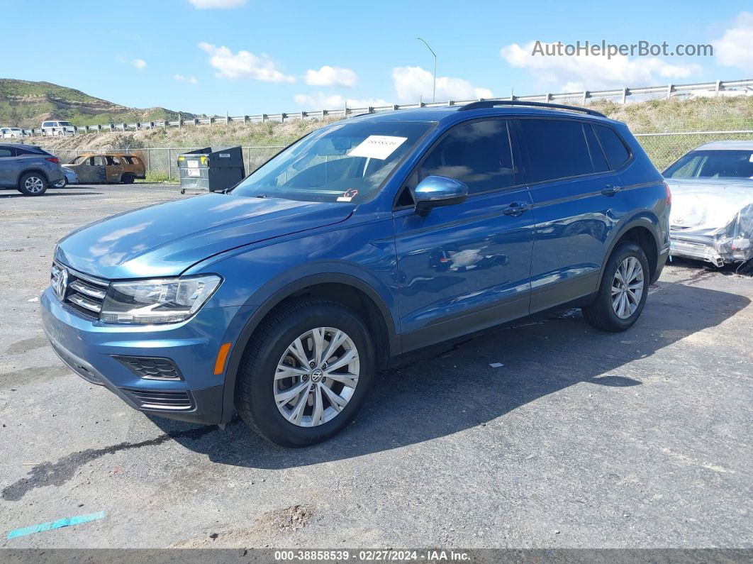 2018 Volkswagen Tiguan 2.0t S Синий vin: 3VV1B7AX8JM057808