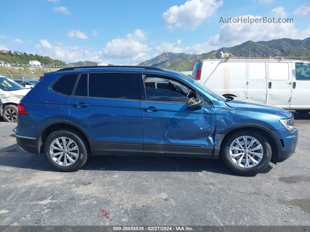 2018 Volkswagen Tiguan 2.0t S Синий vin: 3VV1B7AX8JM057808