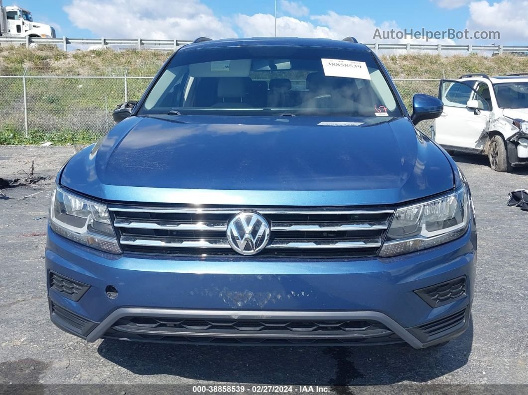 2018 Volkswagen Tiguan 2.0t S Синий vin: 3VV1B7AX8JM057808