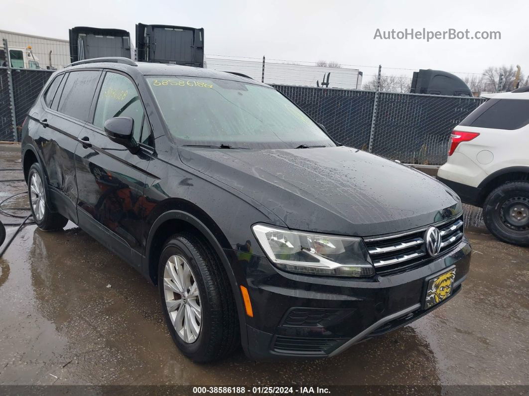 2018 Volkswagen Tiguan 2.0t S Black vin: 3VV1B7AX8JM112855