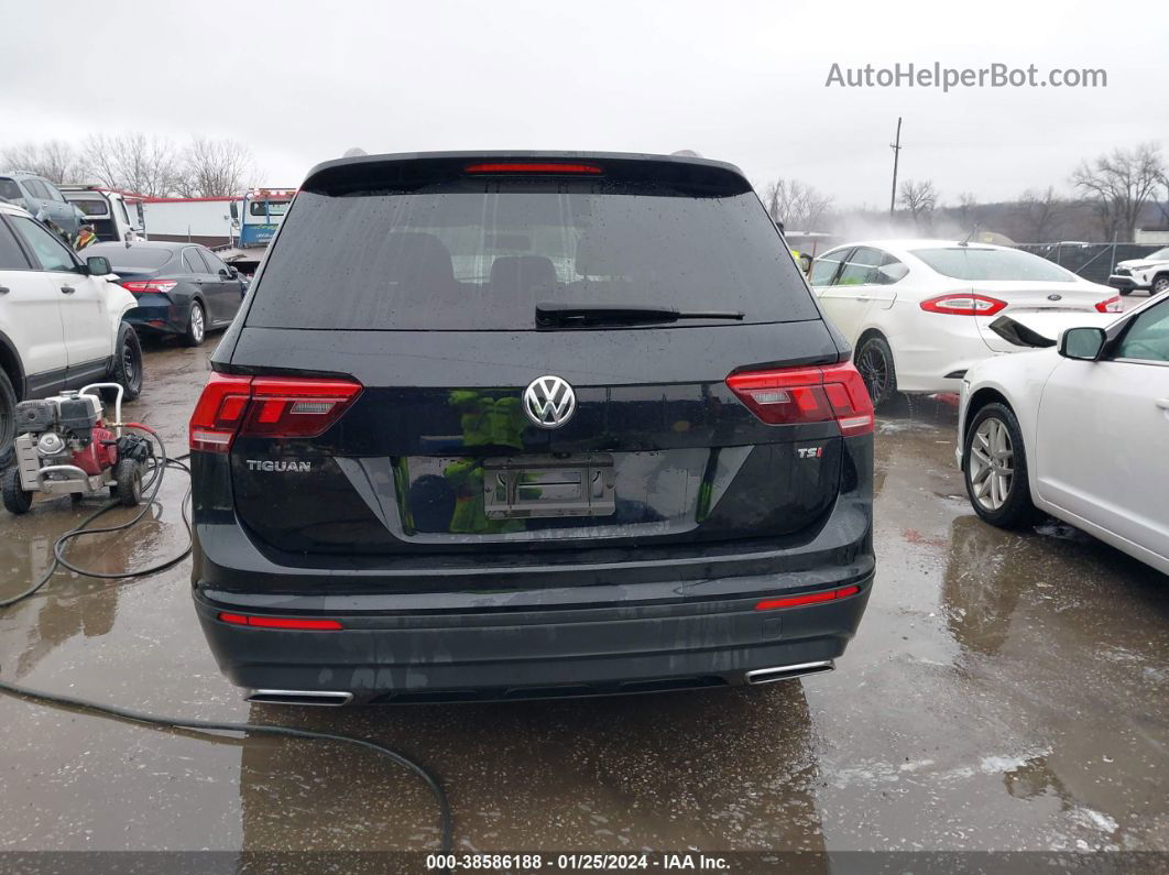 2018 Volkswagen Tiguan 2.0t S Black vin: 3VV1B7AX8JM112855