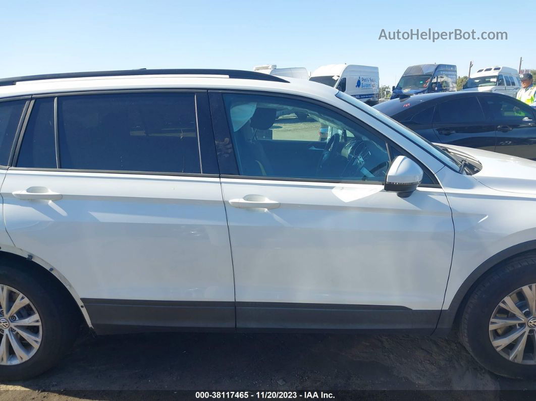 2019 Volkswagen Tiguan 2.0t S White vin: 3VV1B7AX8KM055414