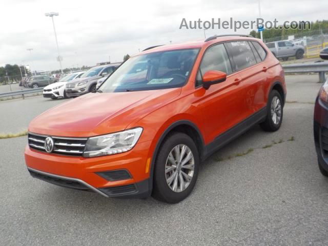 2019 Volkswagen Tiguan S Orange vin: 3VV1B7AX8KM112341