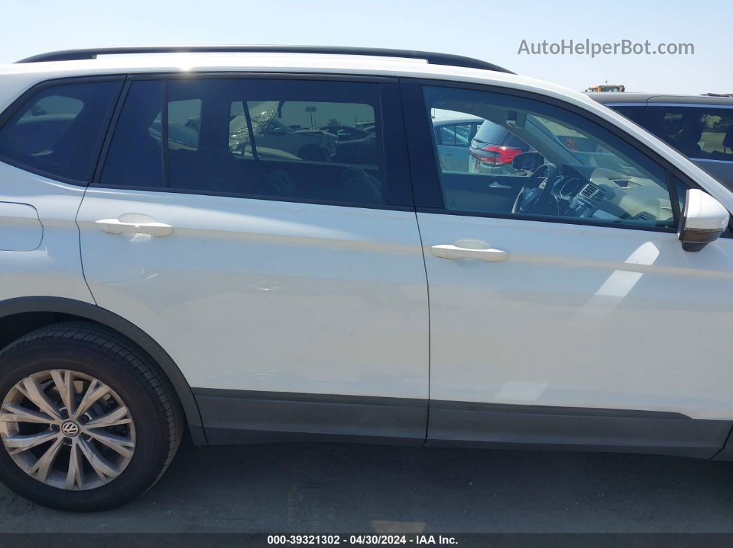 2019 Volkswagen Tiguan 2.0t S White vin: 3VV1B7AX8KM148238