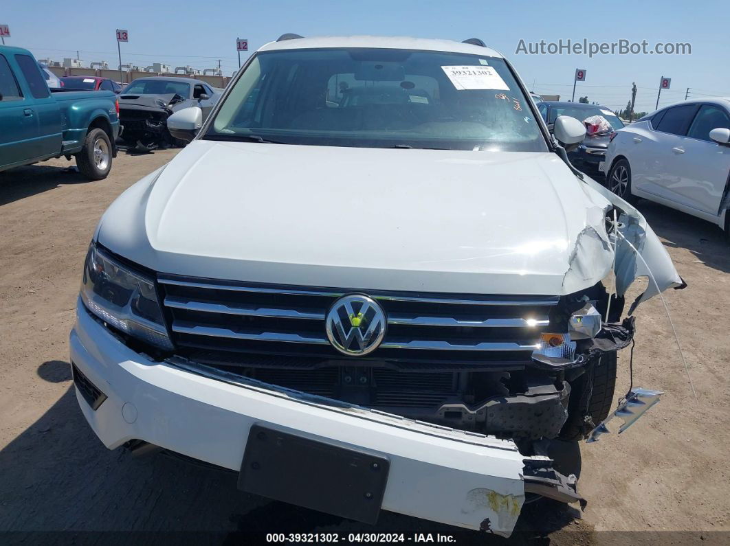 2019 Volkswagen Tiguan 2.0t S White vin: 3VV1B7AX8KM148238