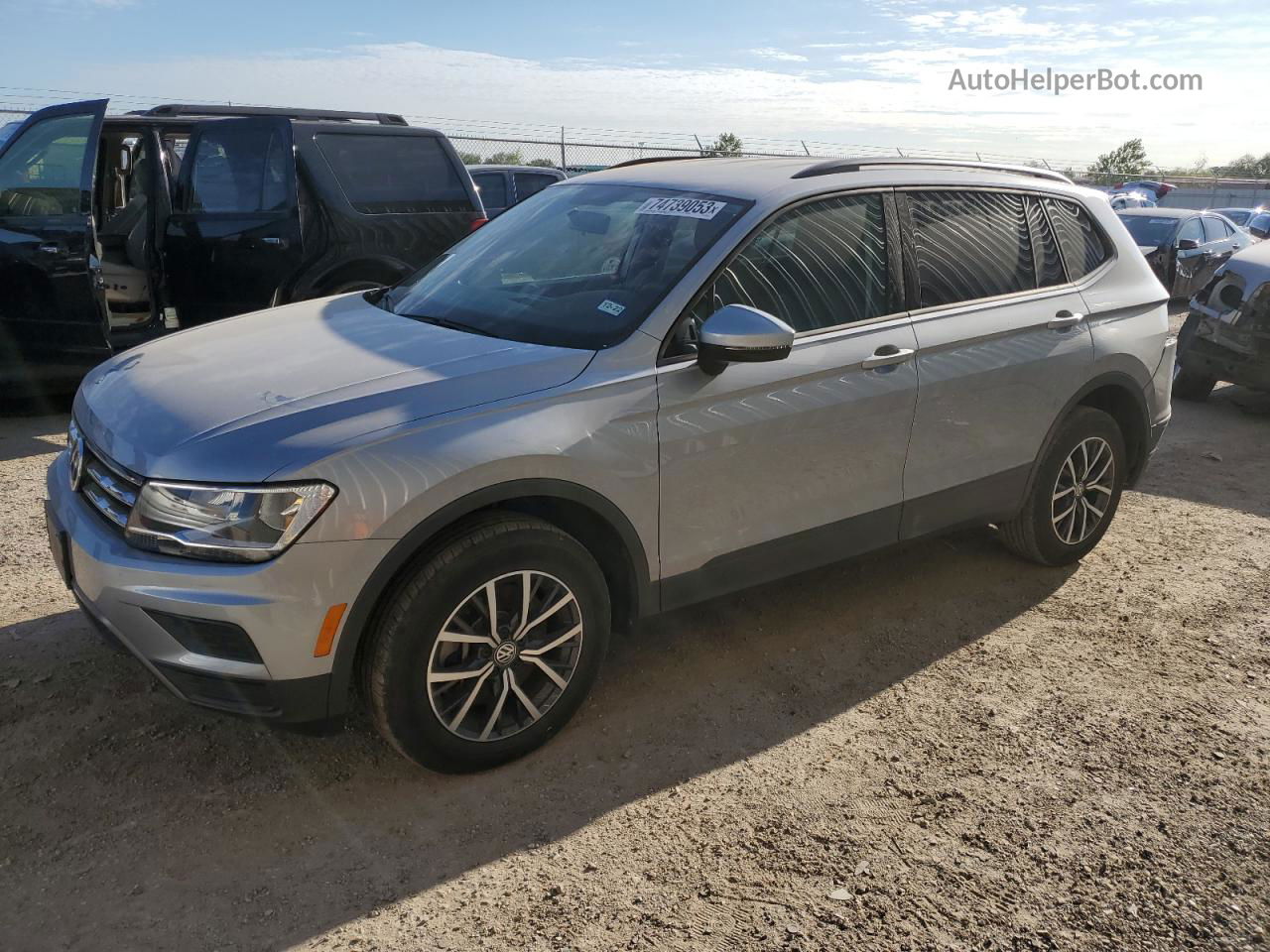 2021 Volkswagen Tiguan S Silver vin: 3VV1B7AX8MM023663