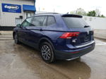 2021 Volkswagen Tiguan S Синий vin: 3VV1B7AX8MM036185