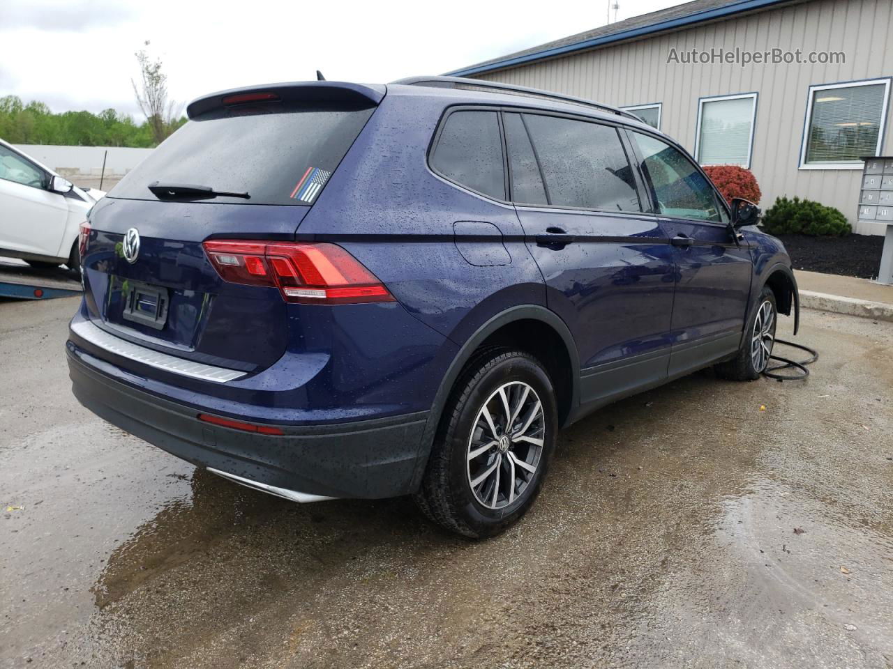 2021 Volkswagen Tiguan S Blue vin: 3VV1B7AX8MM036185