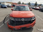 2018 Volkswagen Tiguan S Orange vin: 3VV1B7AX9JM016443