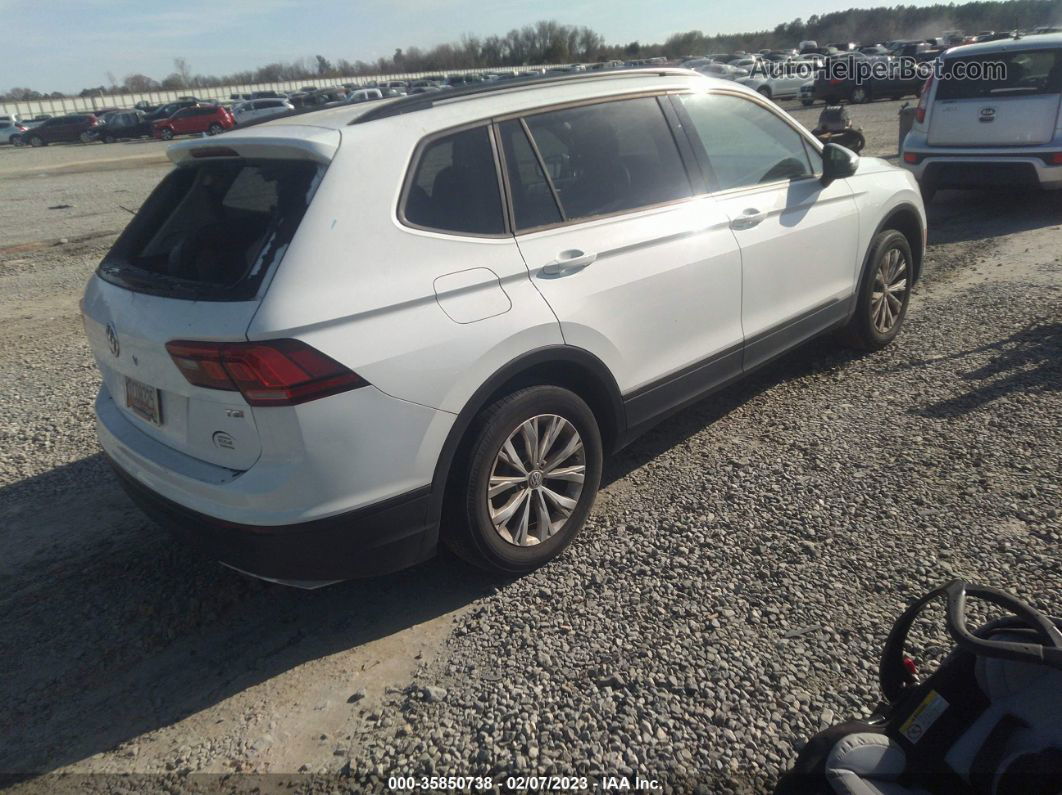 2018 Volkswagen Tiguan S White vin: 3VV1B7AX9JM042900