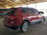 2018 Volkswagen Tiguan S Red vin: 3VV1B7AX9JM146559