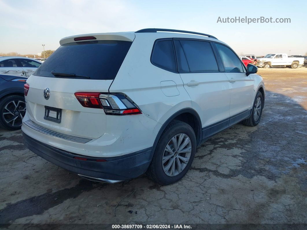 2019 Volkswagen Tiguan 2.0t S White vin: 3VV1B7AX9KM090236