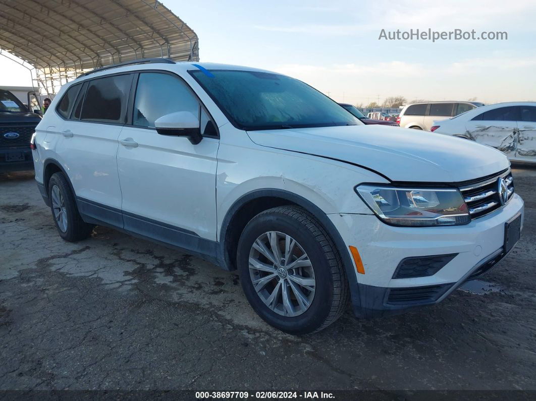 2019 Volkswagen Tiguan 2.0t S White vin: 3VV1B7AX9KM090236