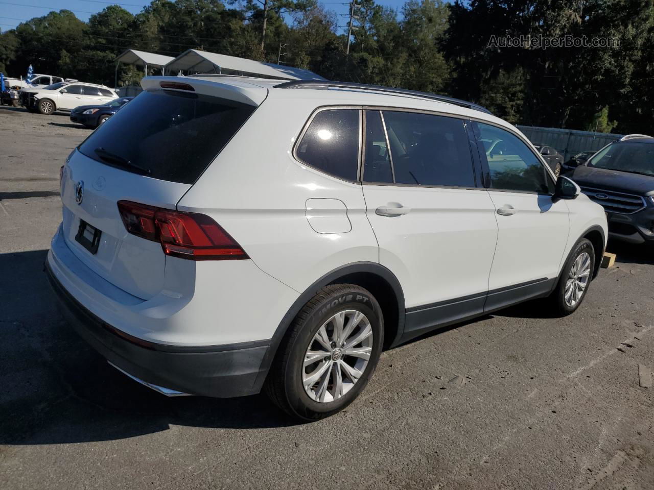 2019 Volkswagen Tiguan S White vin: 3VV1B7AX9KM123560