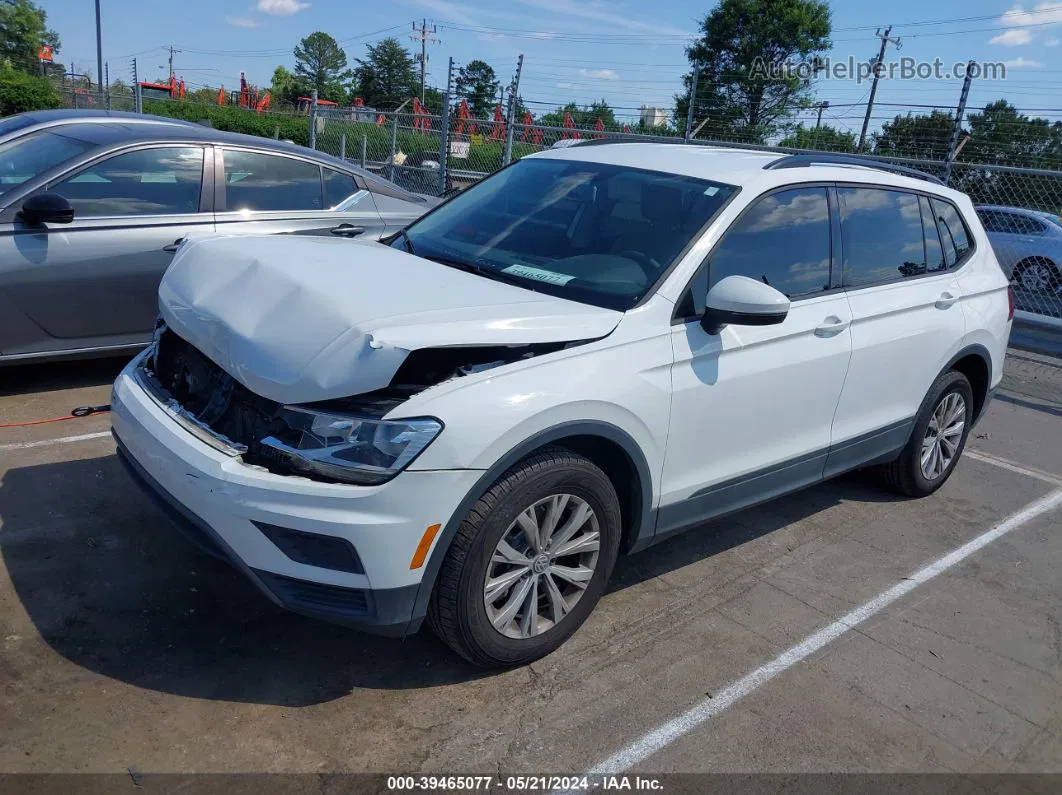 2019 Volkswagen Tiguan 2.0t S White vin: 3VV1B7AX9KM190384