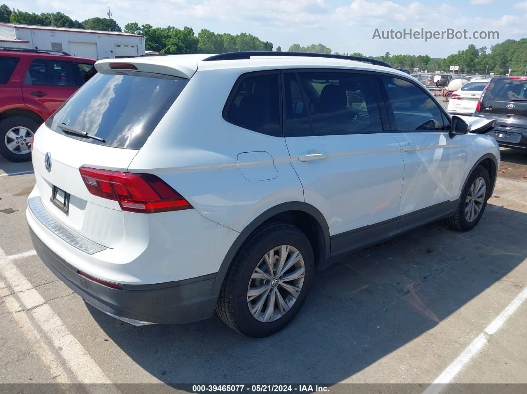 2019 Volkswagen Tiguan 2.0t S White vin: 3VV1B7AX9KM190384