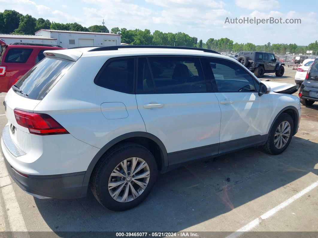 2019 Volkswagen Tiguan 2.0t S White vin: 3VV1B7AX9KM190384