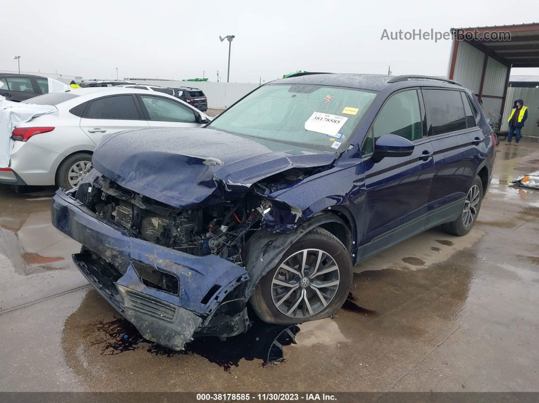 2021 Volkswagen Tiguan 2.0t S Blue vin: 3VV1B7AX9MM053500