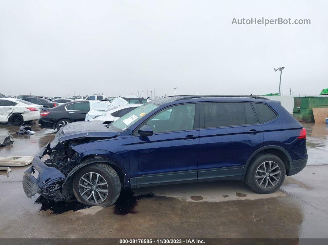 2021 Volkswagen Tiguan 2.0t S Blue vin: 3VV1B7AX9MM053500