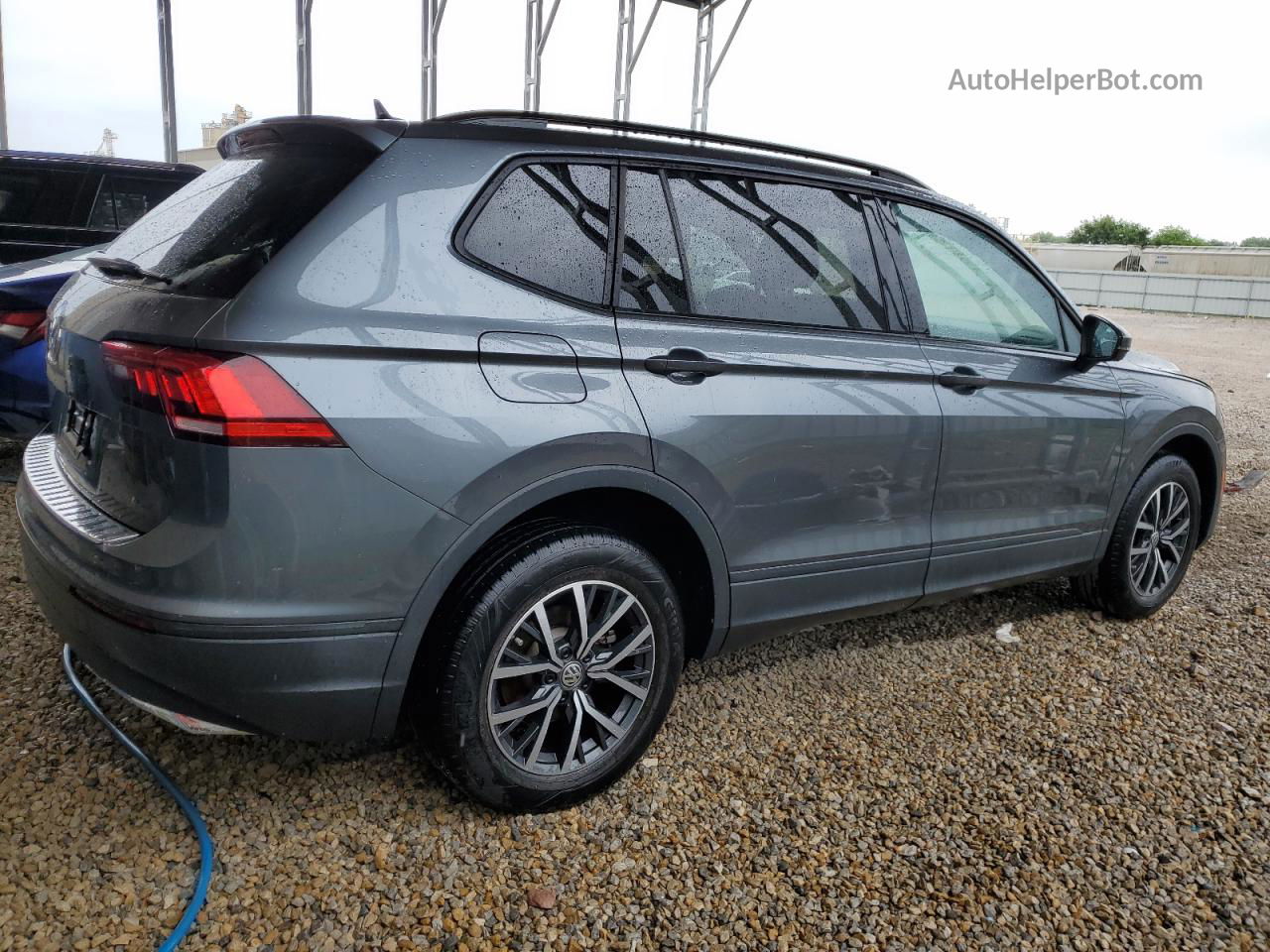 2021 Volkswagen Tiguan S Gray vin: 3VV1B7AX9MM069213