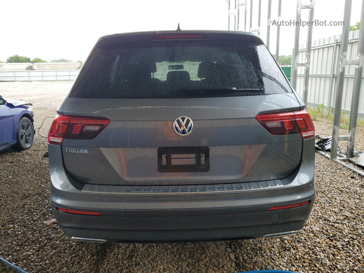 2021 Volkswagen Tiguan S Gray vin: 3VV1B7AX9MM069213