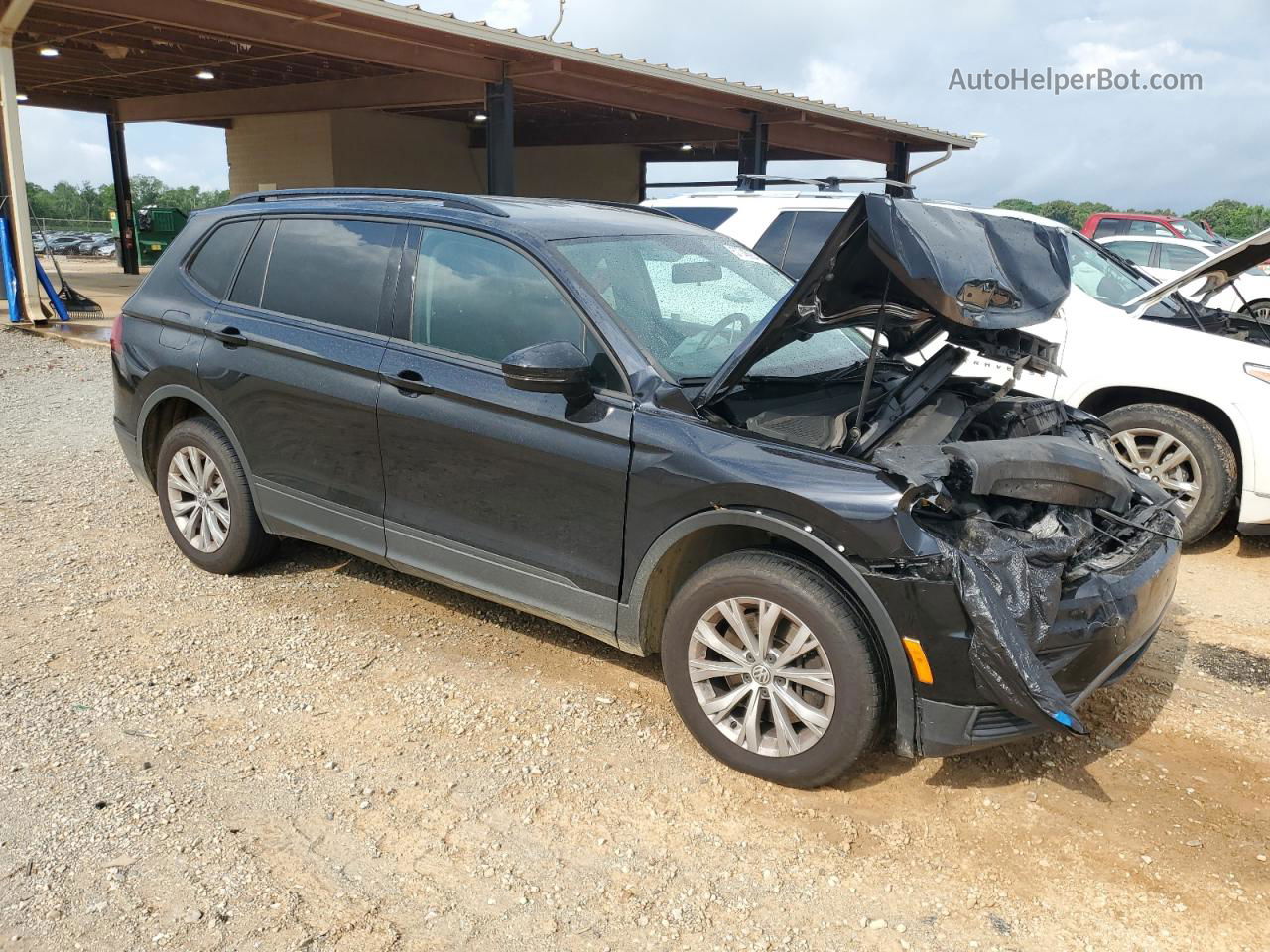 2018 Volkswagen Tiguan S Black vin: 3VV1B7AXXJM102117