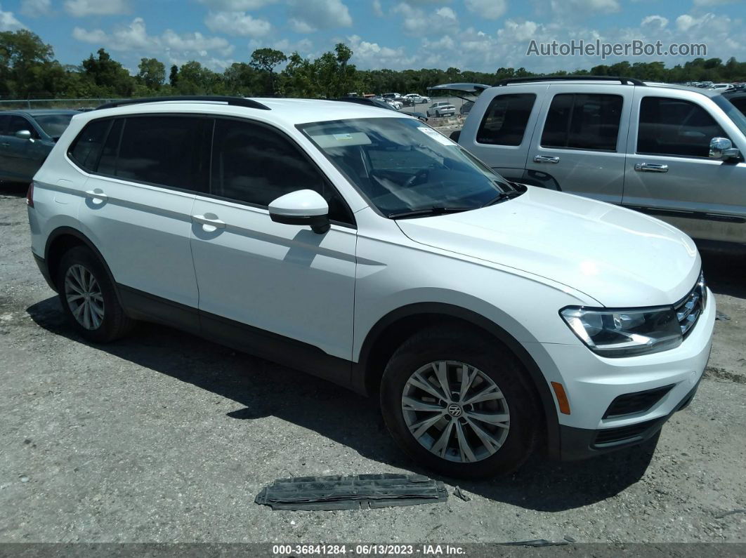 2019 Volkswagen Tiguan S White vin: 3VV1B7AXXKM024956