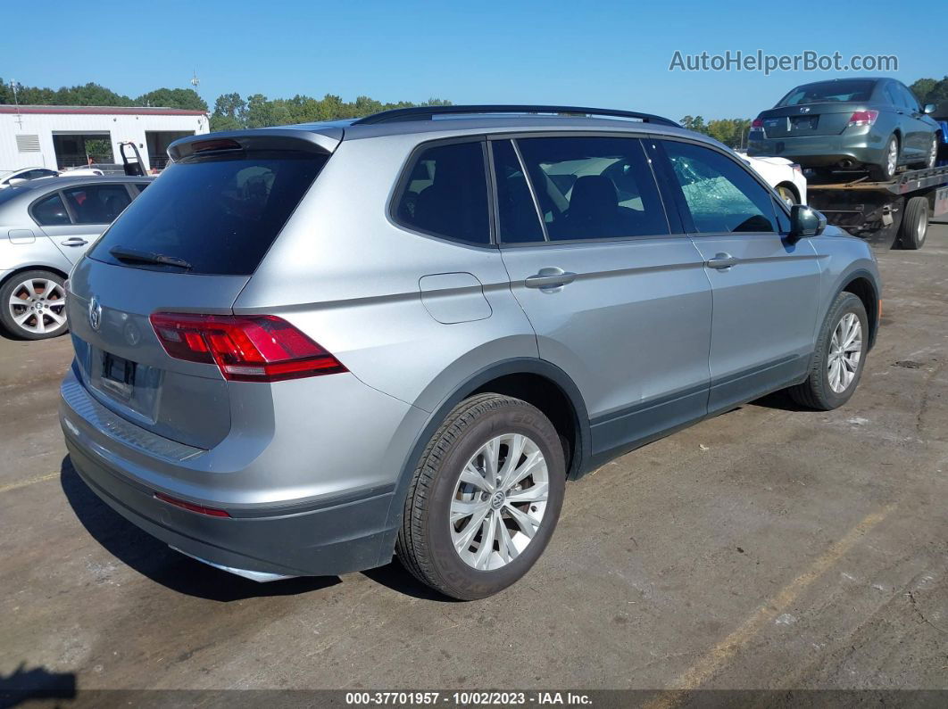 2019 Volkswagen Tiguan S Gray vin: 3VV1B7AXXKM123678