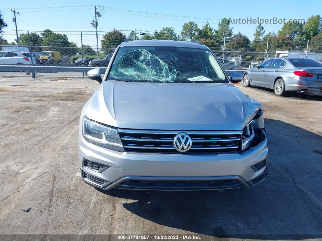 2019 Volkswagen Tiguan S Gray vin: 3VV1B7AXXKM123678