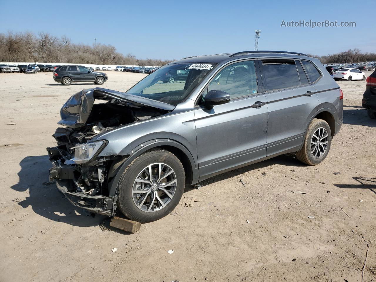 2021 Volkswagen Tiguan S Charcoal vin: 3VV1B7AXXMM001826