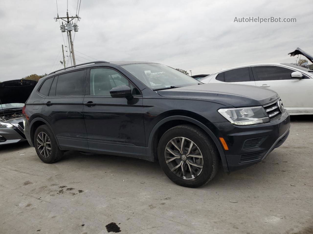 2021 Volkswagen Tiguan S Black vin: 3VV1B7AXXMM036723