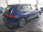 2021 Volkswagen Tiguan 2.0t S Синий vin: 3VV1B7AXXMM096579