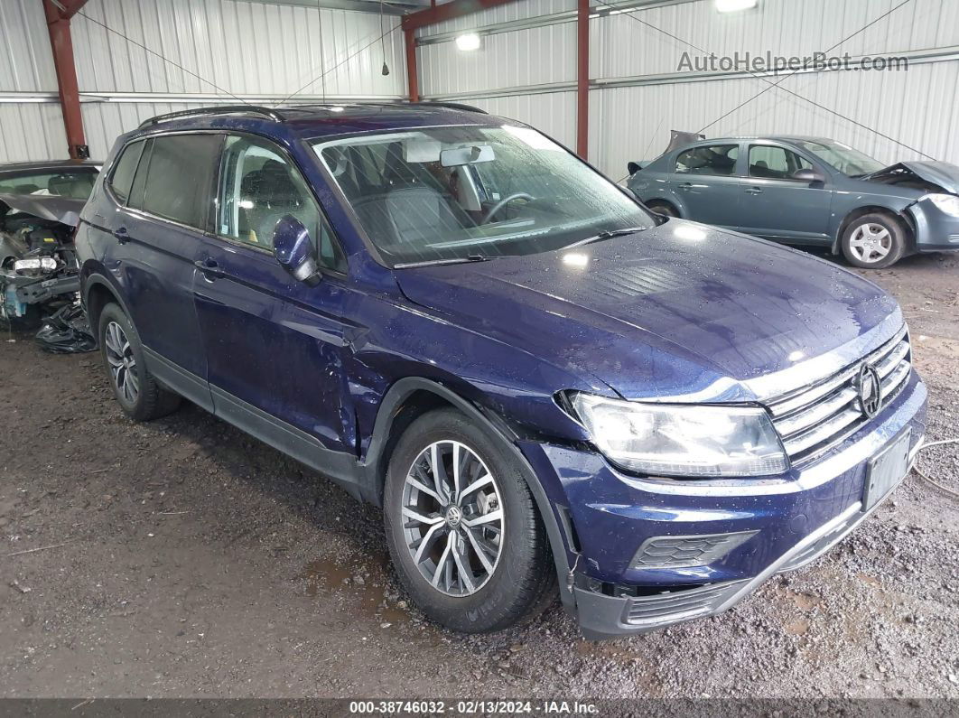 2021 Volkswagen Tiguan 2.0t S Blue vin: 3VV1B7AXXMM096579