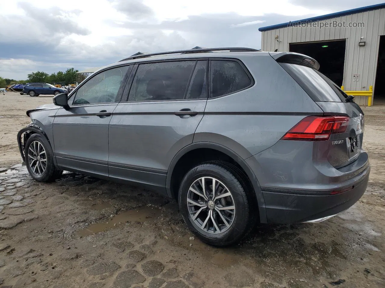 2021 Volkswagen Tiguan S Blue vin: 3VV1B7AXXMM132271